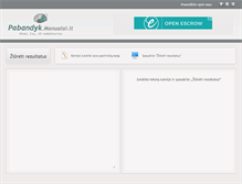 Tablet Screenshot of pabandyk.manualai.lt
